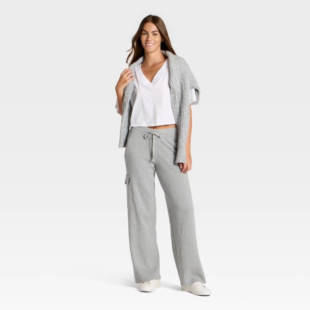 JoyLab High Rise Sweater Cargo Pants Size XXL NWT - Picture 2 of 3